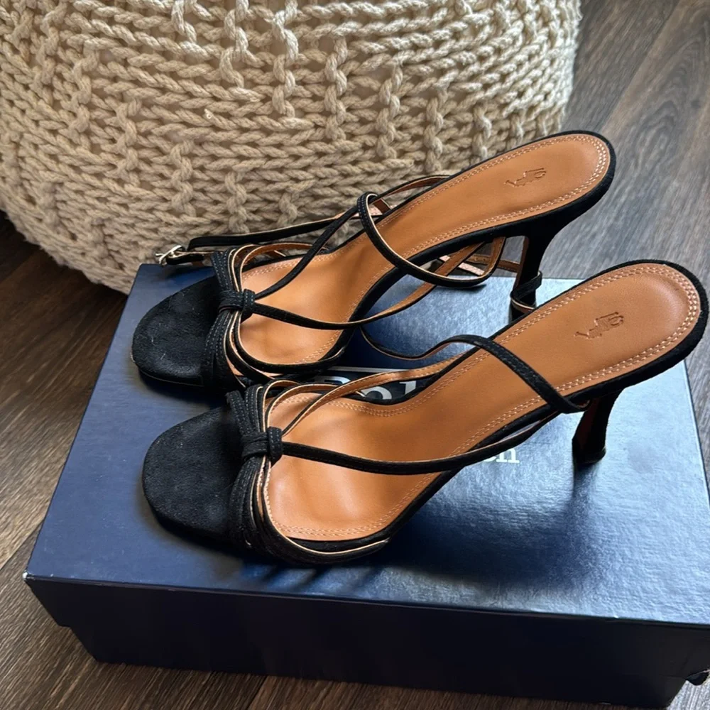 Polo By Ralph Lauren Black 85mm Heels